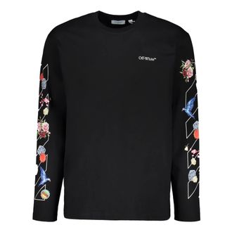 Off-white Long Sleeve Tops, male, Black, Size: 2XL Long-Sleeve T-Shirt