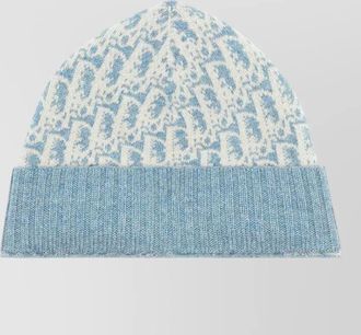 Dior knit hat ribbed cuff winter accessory