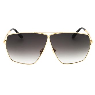 Tom Ford Stella Zonnebril In Glanzend Diepgoud