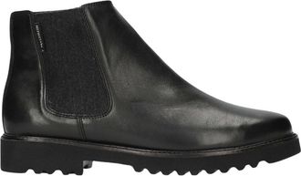 Mephisto Zwarte Leren Enkellaarzen voor Dames - Dames - Chelseaboots - Zwart - 36 EU - Leer - Schoenen