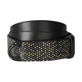 Orciani Accessoires, Dames, Zwart, ONE Size, Leer, Suede Nobuckle Riem