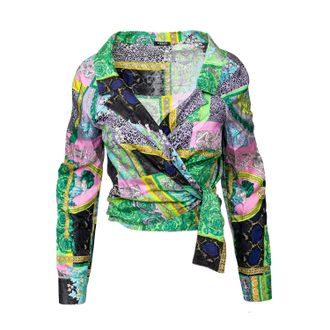 Versace Versace Barokprint Wikkelshirt - 10s