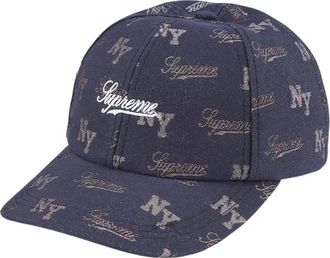 SUPREME SS26 Monogram 6-Panel Navy SUP-SS26-1067-NVY