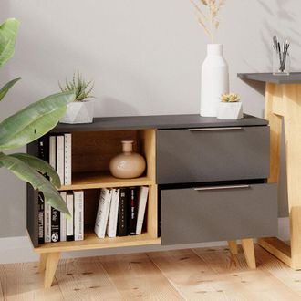 Vicco Mueble Bajo Para Tv Nautica, Antracita, 90 X 61 Cm, Vicco