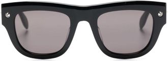 Alexander McQueen Black Square Sunglasses