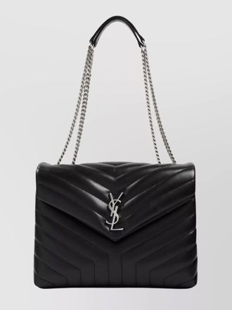 Saint Laurent loulou medium bag leather shoulder strap