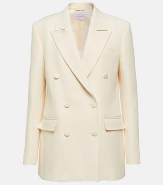 Gabriela Hearst Blazer doppiopetto Kees in seta e lana