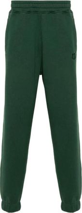 Maison Kitsun&eacute; Fox Head Patch Joggingbroek - Heren - Sweatpants - Groen - XL - Katoen - Broeken