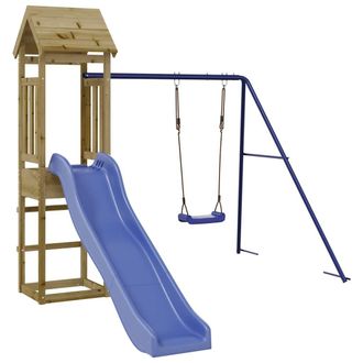 vidaXL Parque Infantil De Exterior Madera De Pino Impregnada Vidaxl