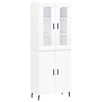 Berkfield Home Highboard White 69.5x34x180 cm Engineered Wood