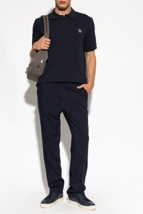 Paul Smith Wool Trousers, Mens, Navy Blue