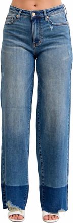 Judy Blue High Rise Column Straight Leg Jean In Blue