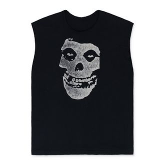Vintage Black 80s Misfits Cut Off Shirt
