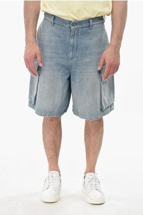 J.W.Anderson Light-Wash Denim Cargo Shorts size 48