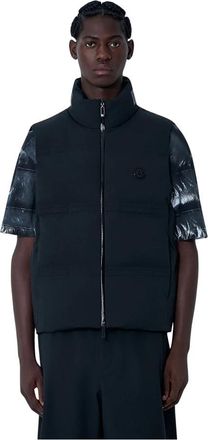 Moncler Matte Sparky Vest - Heren - Bodywarmers - Zwart - XL - Jassen