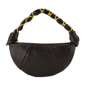 Saint Laurent Amalia Mini Hobo - female - Saint Laurent - Mini Bags - Black - ONE SIZE - Bags