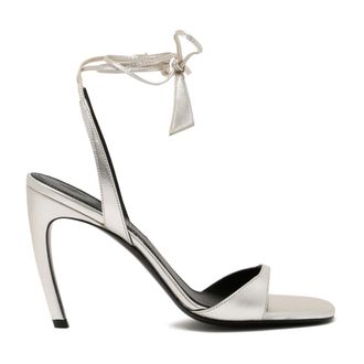 The Attico High Heel Sandals, female, Gray, Size: 11 US Ora Sandal