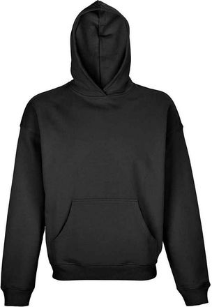 SOLS Uniseks Adult Connor Oversized Hoodie (Zwart)