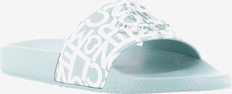 Moncler PVC-Badeschuhe mit Logoprint Jeanne