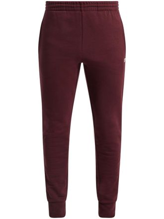 Lacoste logo-patch track pants - Red