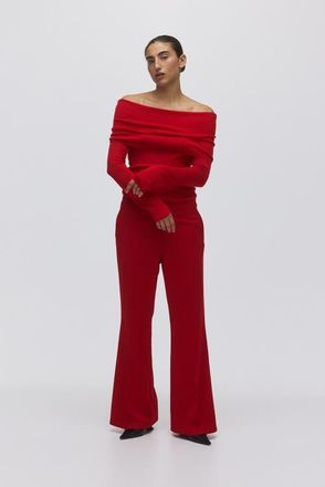 H&M Flared Tailored Trousers at Nordstrom, Size 14