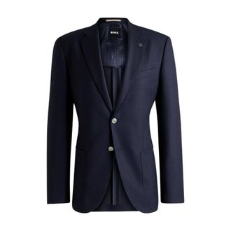 HUGO BOSS Jassen, Heren, Blauw, 3Xl, Blazers