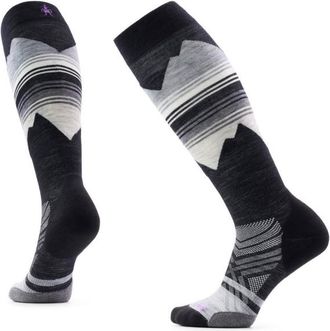Smartwool Ski Targeted Cushion Print OTC Skisocken f&uuml;r Damen | grau/schwarz