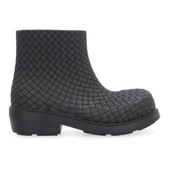 Bottega Veneta Rain Boots, female, Black, Size: 5 US Fireman Ankle Boots