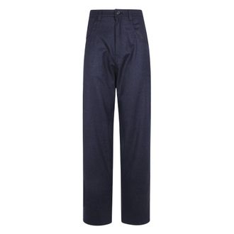 Sofie D'Hoore Phill Broek met Lage Kruisnaad - Dames - Broeken - Grijs - Maat: XS Wol