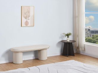 VENTE-UNIQUE.COM Banco poli&eacute;ster topo, blanco