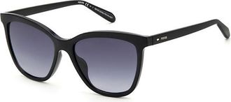Fossil FOS 2115/G/S Asian Fit 807/9O Womens Sunglasses Black Size 56