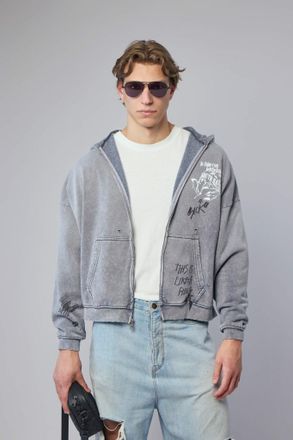 Paly Hollywood Carrying The Message Zip Hoodie