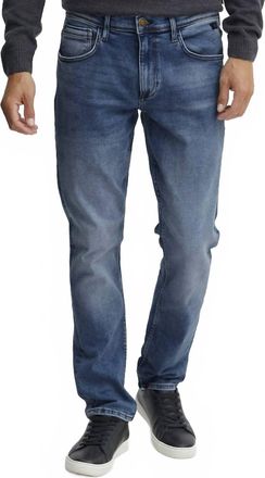 Blend Mens Blizzard Fit Multiflex Jeans In Denim Middle Blue