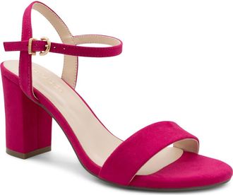 Paradox London Harmonia Ankle Strap Sandal in Fuchsia at Nordstrom, Size 7.5