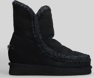 Mou Inner Wedge Ankle Boots Inside Wedge