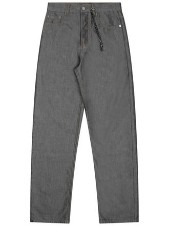 Darkpark Grey Relaxed Mid Rise Jeans