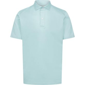 Emanuel Berg Jacquard Texture Polo in Bright Green at Nordstrom, Size Xxx-Large
