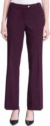 Calvin Klein Modern Fit Mid Rise Trousers In Purple