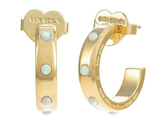 Kate Spade New York Set In Stone Huggies Womens Earring Opal