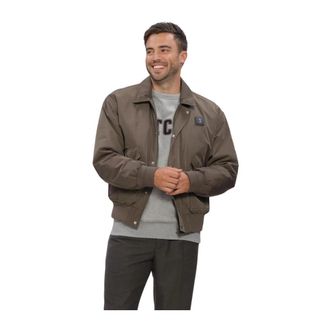 Butcher of Blue Jassen, Heren, Bruin, L, Polyester, Carlos Loose Flight Bomber