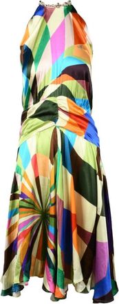 Weili Zheng Kleedjes, Dames, Veelkleurig, L, Midi Jurk