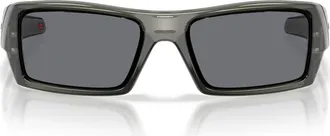 Oakley 60mm Gascan Rectangle Sunglasses in Grey Smoke/grey at Nordstrom