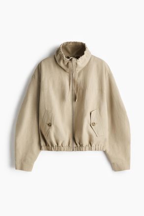 H&M Jacke aus Leinenmix - Beige