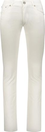 Moorer Slim Fit Casual Jeans - Heren - Skinny Jeans - Wit - W29 - Katoen - Jeans