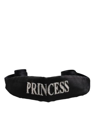 Dolce & Gabbana Black Princess Fantasy Braided Waist Womens Belt