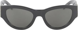 Saint Laurent Accessoires, Dames, Zwart, ONE Size, Nylon, SL M94 Zonnebril