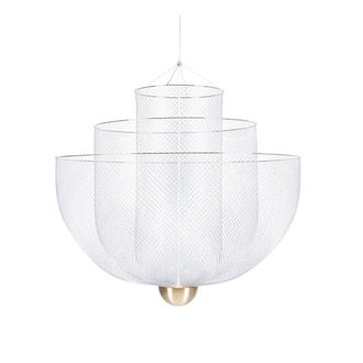 MOOOI Meshmatics LED-Kronleuchter &Oslash; 90 cm, Stahl / Messing
