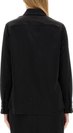 Lanvin Crepe Shirt - Black