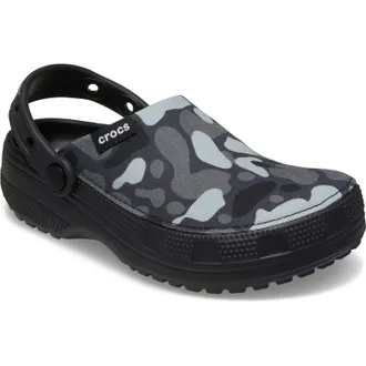 Crocs Classic Crafted Camo Textielmix Heren Zwarte Klompen