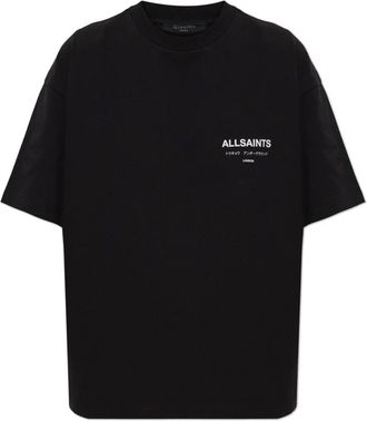 AllSaints Tops, Dames, Zwart, M, Katoen, Underground T-Shirt